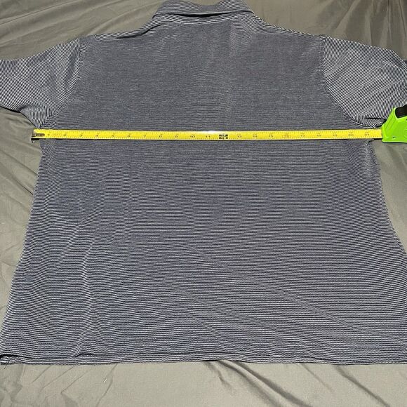 PETER MILLAR Crown Crafted Polo Shirt Men’s Medium Power Design Embroidered Silk - Picture 7 of 10